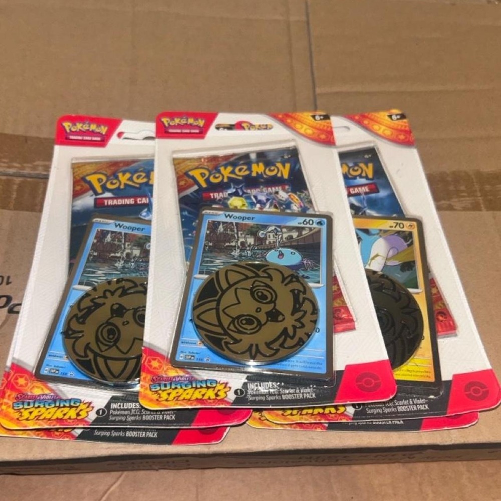 Pokemon TCG Surging Parks 5 Booster Pack Bundle
